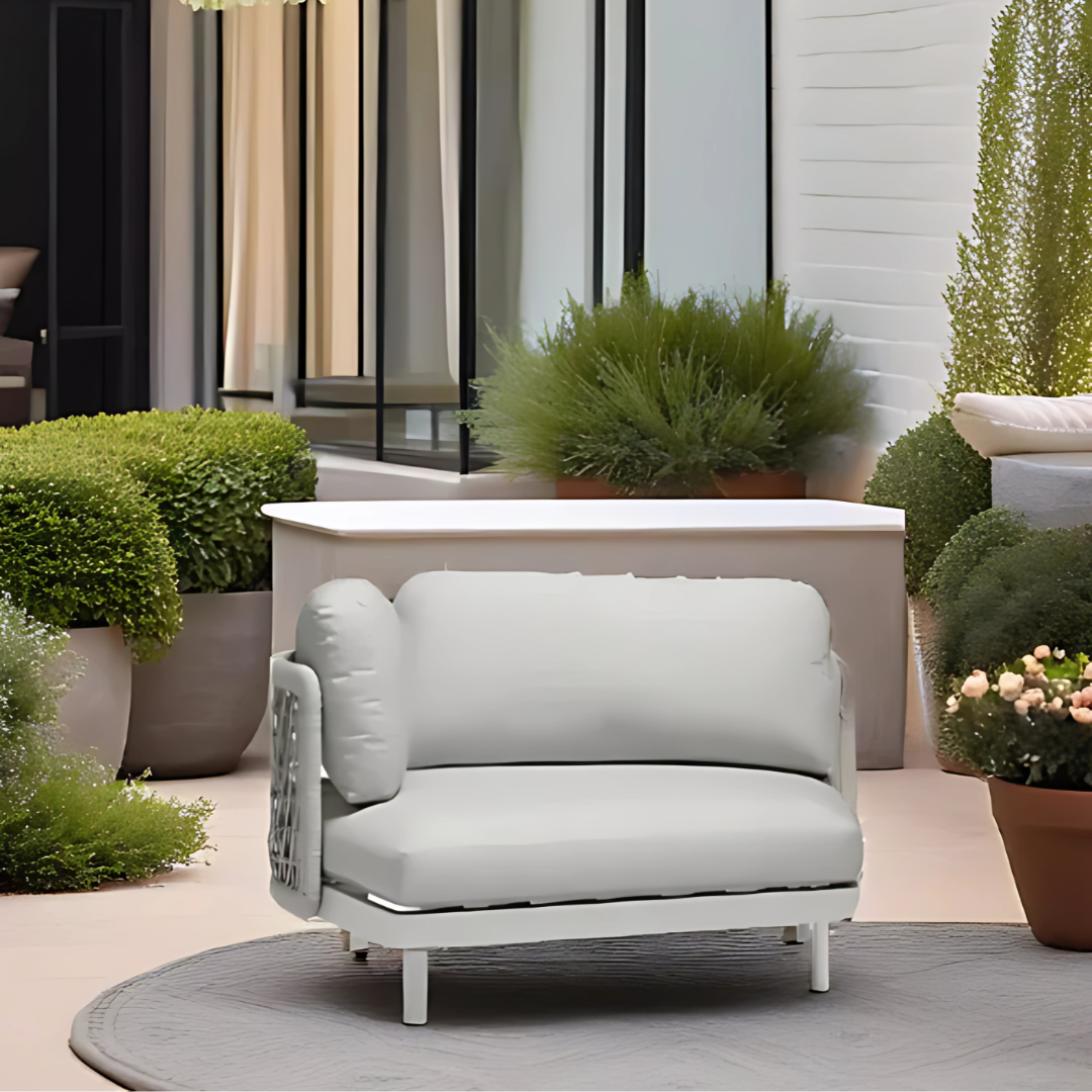 Orix right hand curved chair