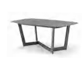 Meto rectangular dining table Z base