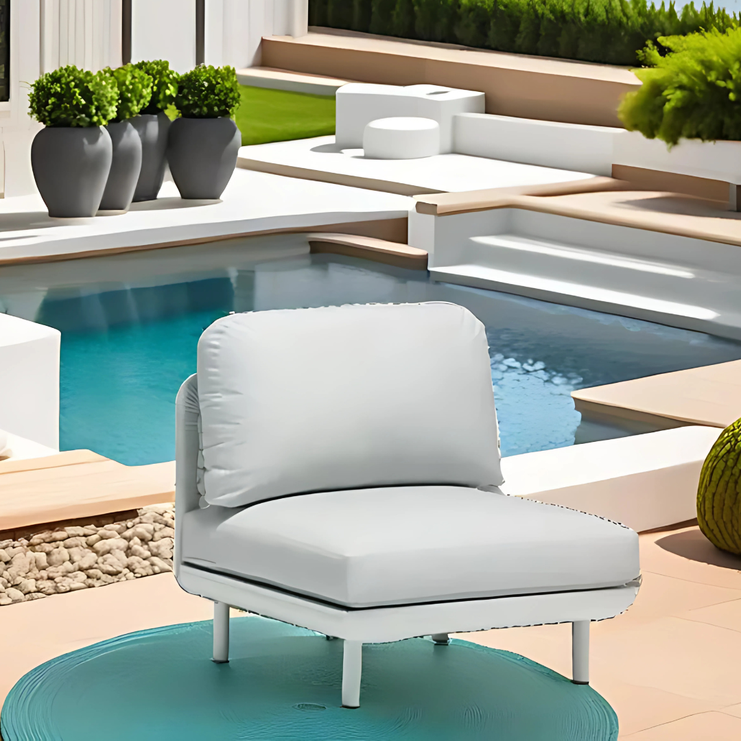 Xavi armless deep chair