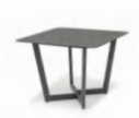 Nira square dining table